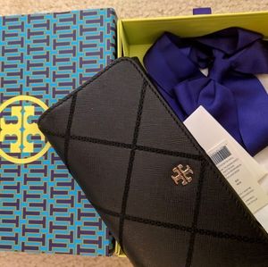 Tory Burch cross stitch wallet